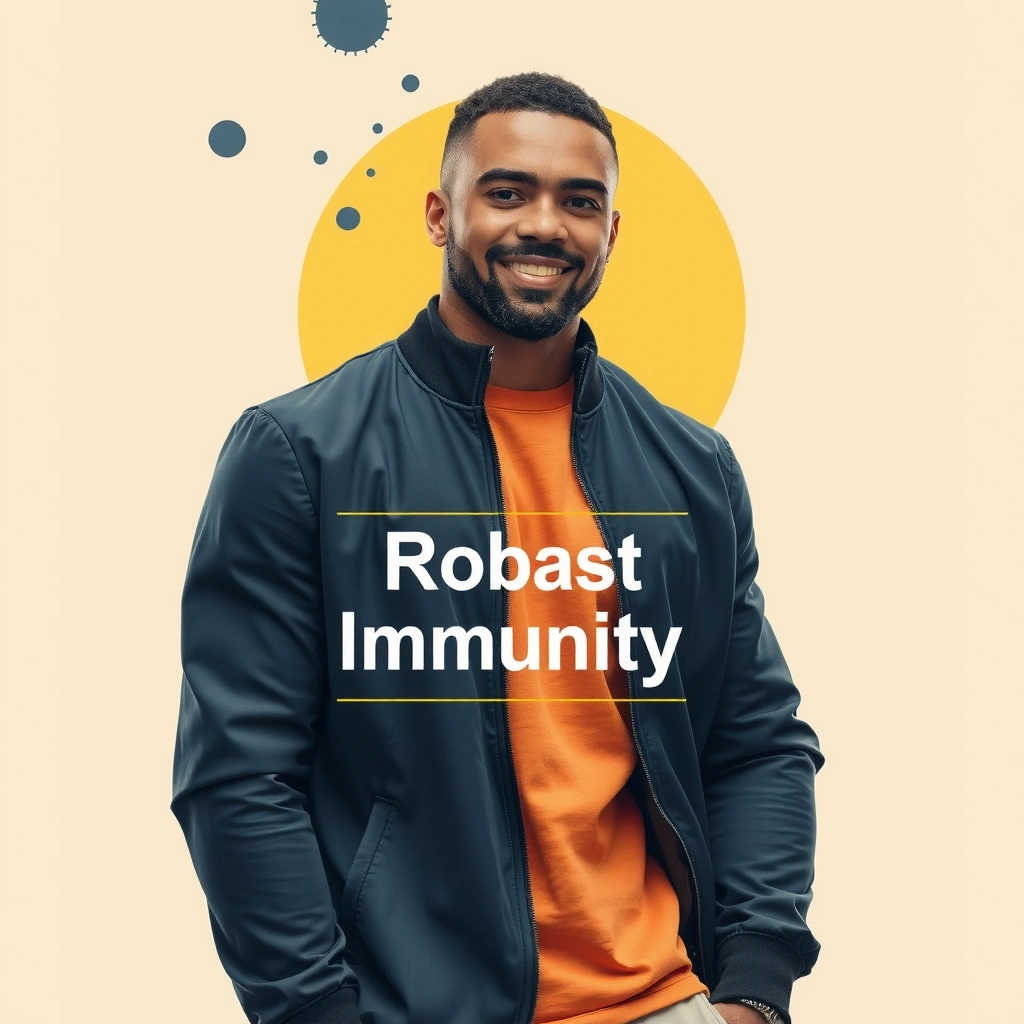 Man with strong immunity